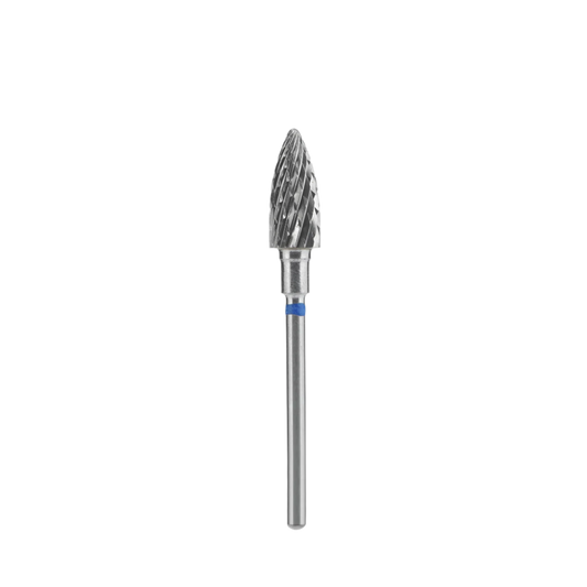 Carbide nail drill bit, "pine cone", blue hard, head diameter 6 mm / working part 14 mm  (#212)-FT110B060/14