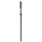 Diamond nail drill bit, "cylinder", blue, head diameter 2.5 mm/working part 6.5 mm -FA30B023/6.5