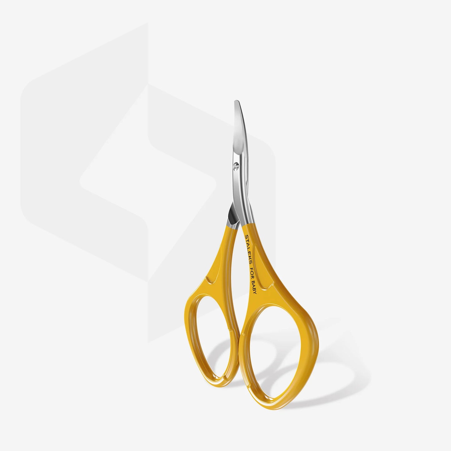 Nail scissors for baby 0+ yellow BEAUTY & CARE 11 TYPE 8 SBC-11/8