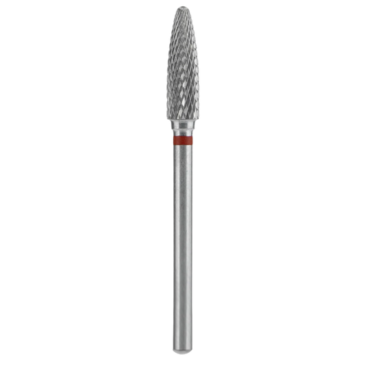 Carbide nail drill bit, "corn", red, head diameter 4 mm / working part 14 mm (#208) -FT90R040/14