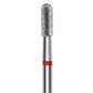 Diamond nail drill bit, "cylinder", red, head diameter 2.3/6.5mm -FA30R023/6.5