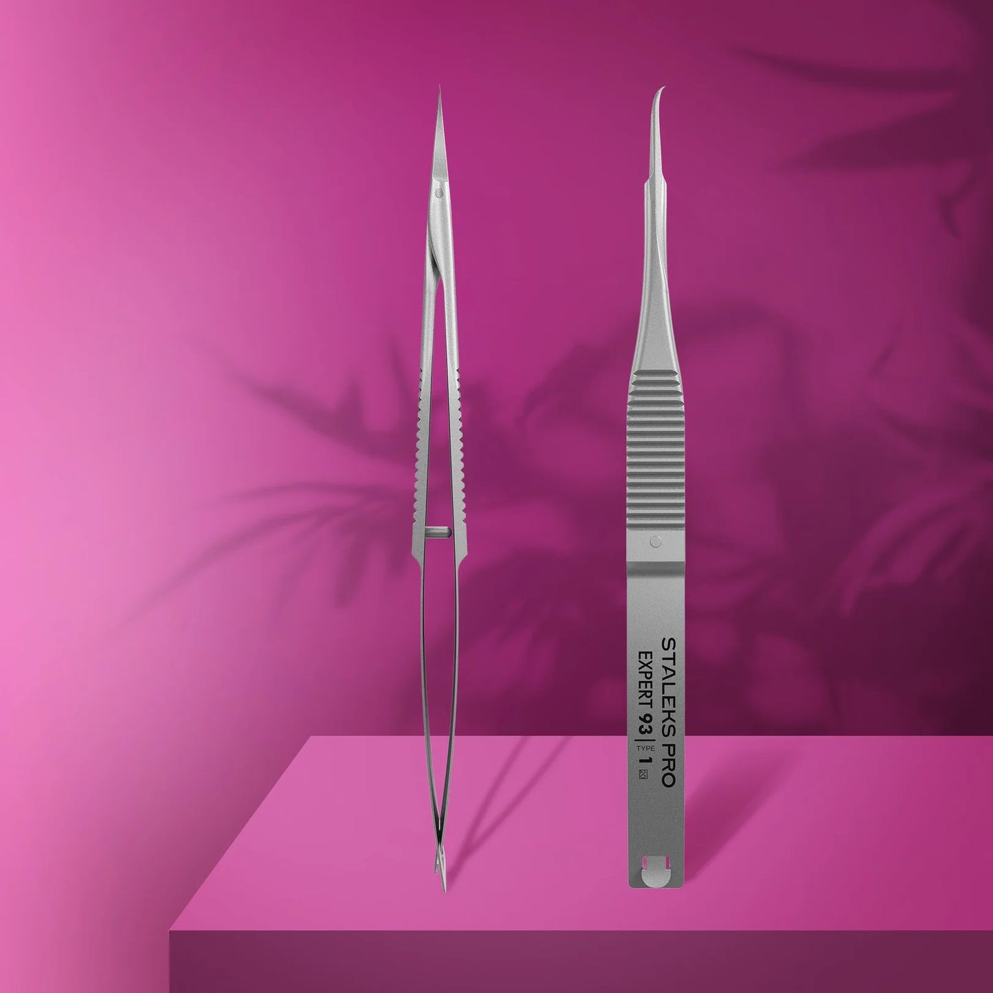 EXPERT 93 TYPE 1 Professional cuticle micro scissors with hook SE-93/1