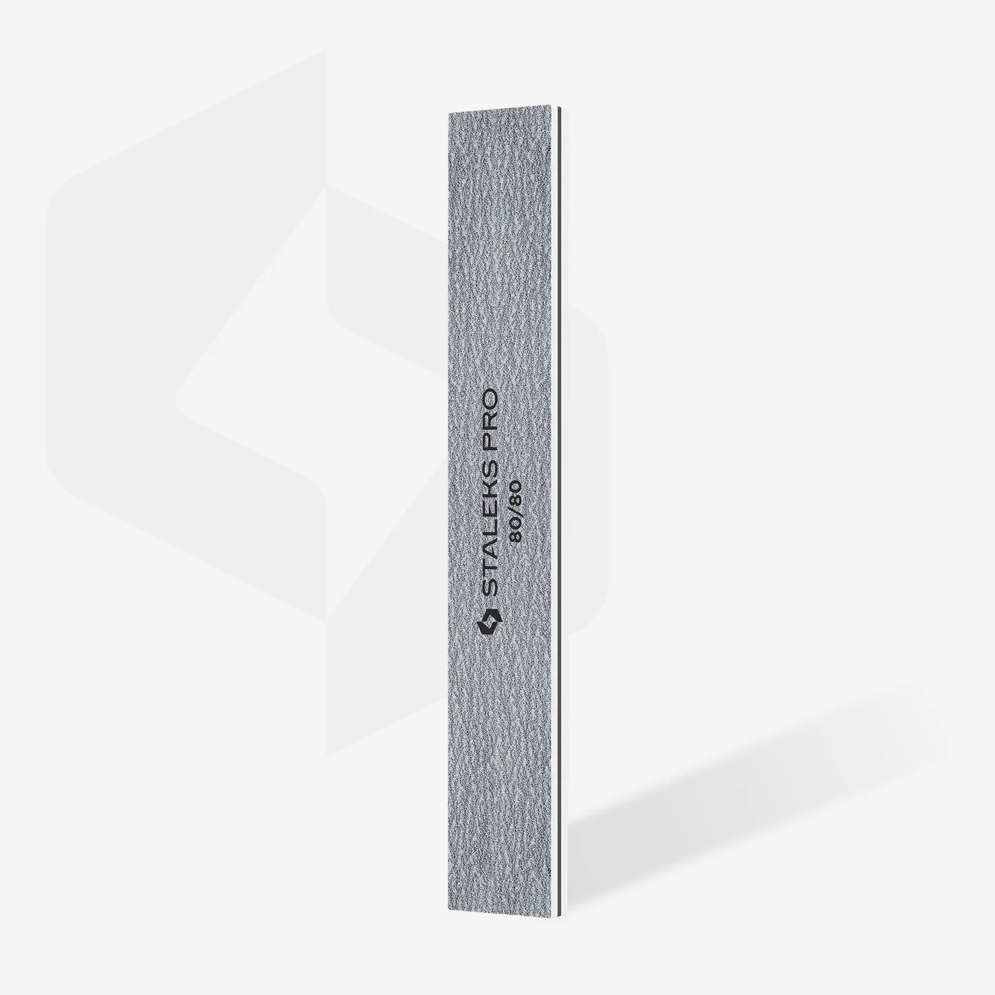STALEKS Straight wide mineral nail file 80/80 grit (25 pcs)