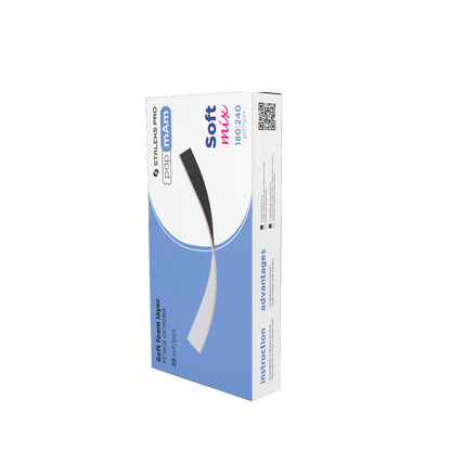 Disposable double-sided files papmAm Mix EXPERT (soft foam layer)  (25 pcs) -DFCEMIX-20