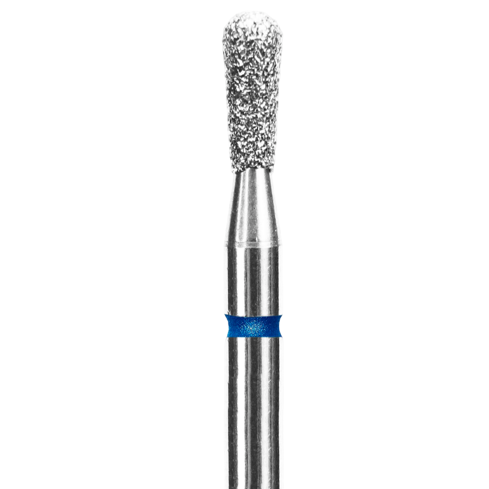 Diamond nail drill bit, "match", blue, head diameter 2.3 mm / working part 5 mm -FA120B023/5