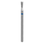 Diamond nail drill bit, "match", blue, head diameter 2.3 mm / working part 5 mm -FA120B023/5
