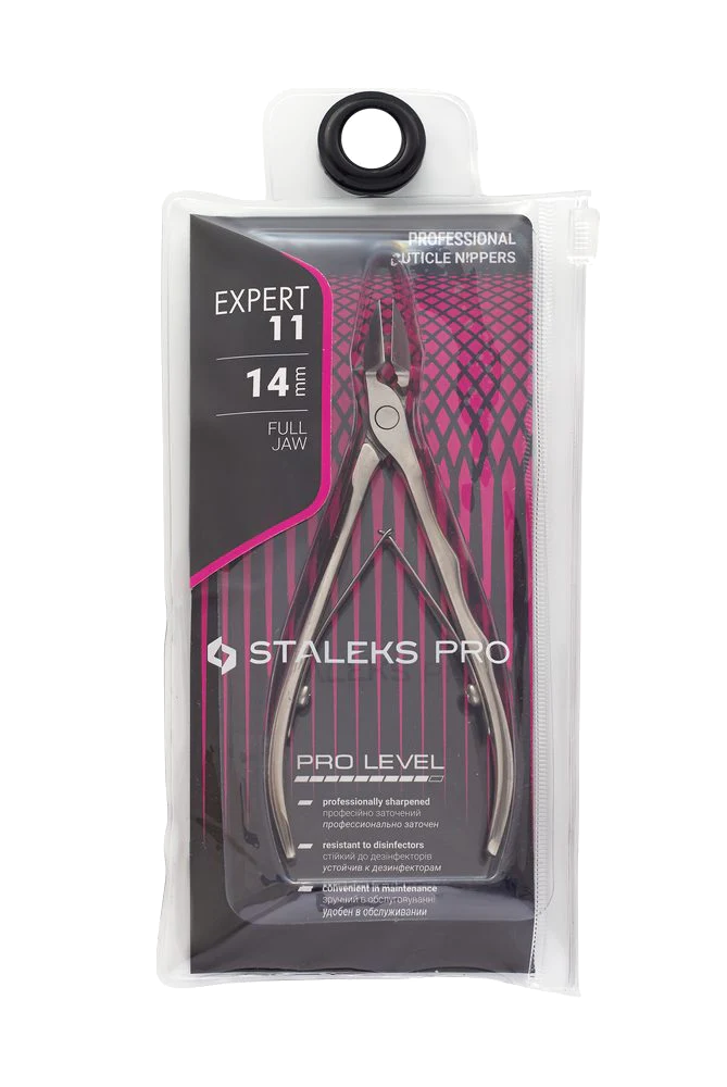 Professional cuticle nippers Staleks Pro Expert 11, 14 mm - NE-11-14