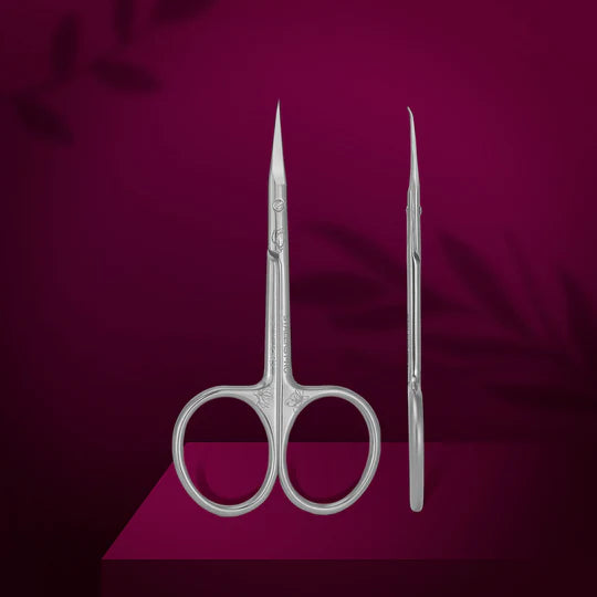 Professional cuticle scissors with hook EXCLUSIVE 23 TYPE 2 (magnolia) -SX-23/2m