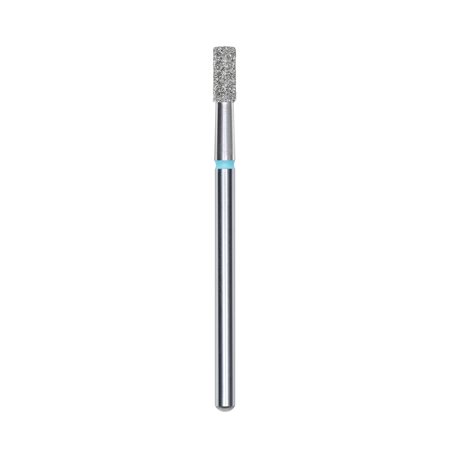 Diamond nail drill bit, "cylinder", blue, head diameter 2.5 mm/ working part 6 mm -FA20B025/6