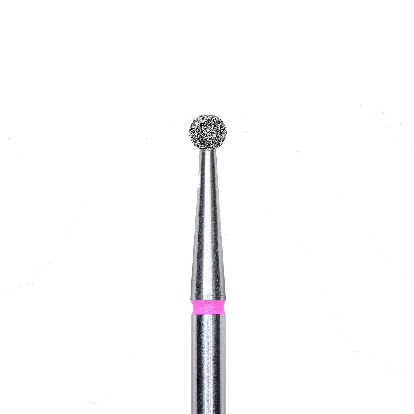 Diamond nail drill bit, "ball", red, head diameter 3,5 mm -FA01R035