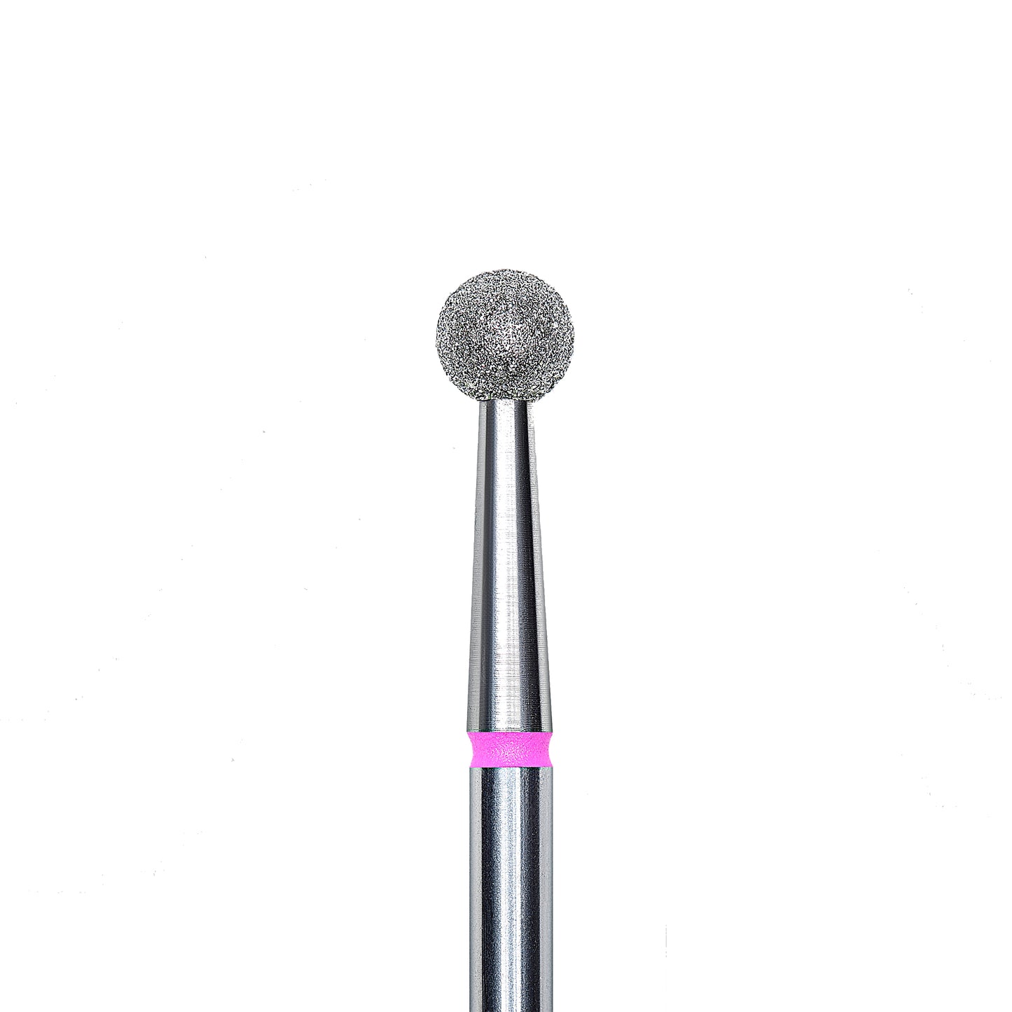 Diamond nail drill bit, "ball", red, head diameter 4 mm -FA01R040