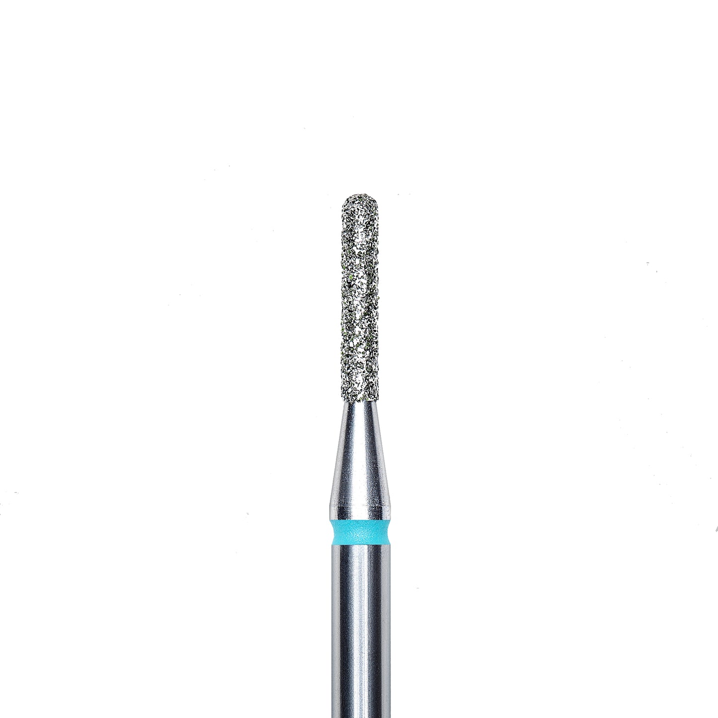 Diamond nail drill bit, rounded "cylinder", blue, head diameter 1.4 mm/ working part 8 mm -FA30B014/8