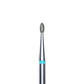 Diamond nail drill bit, pointed "bud" , blue, head diameter 1.6 mm/ working part 3.4 mm -FA50B016/3.4