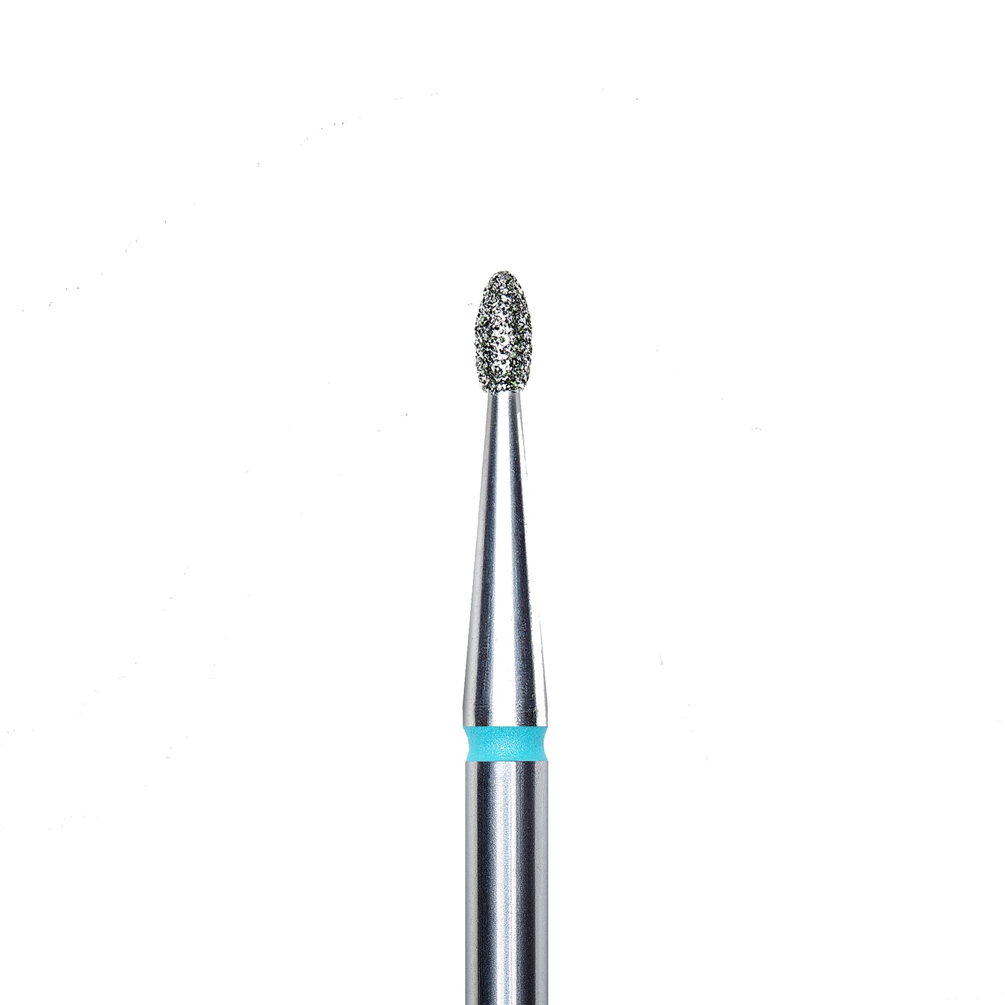 Diamond nail drill bit, pointed "bud" , blue, head diameter 1.6 mm/ working part 3.4 mm -FA50B016/3.4