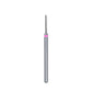 Diamond nail drill bit, “needle”, red, head diameter 1 mm/ working part 10 mm -FA80R010/10