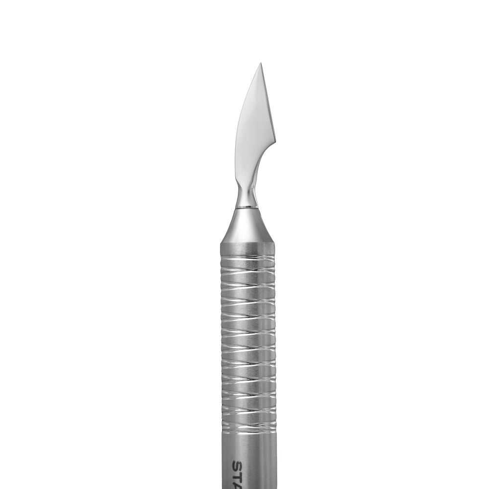Hollow manicure pusher EXPERT 100 TYPE 1 (slanted pusher and cleaner) -PE-100/1