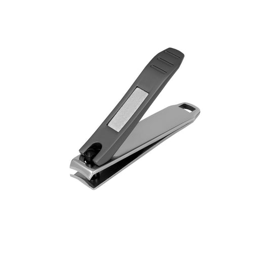 Nail clipper with matte handle and nail file BEAUTY & CARE 51 (large) -KBC-51