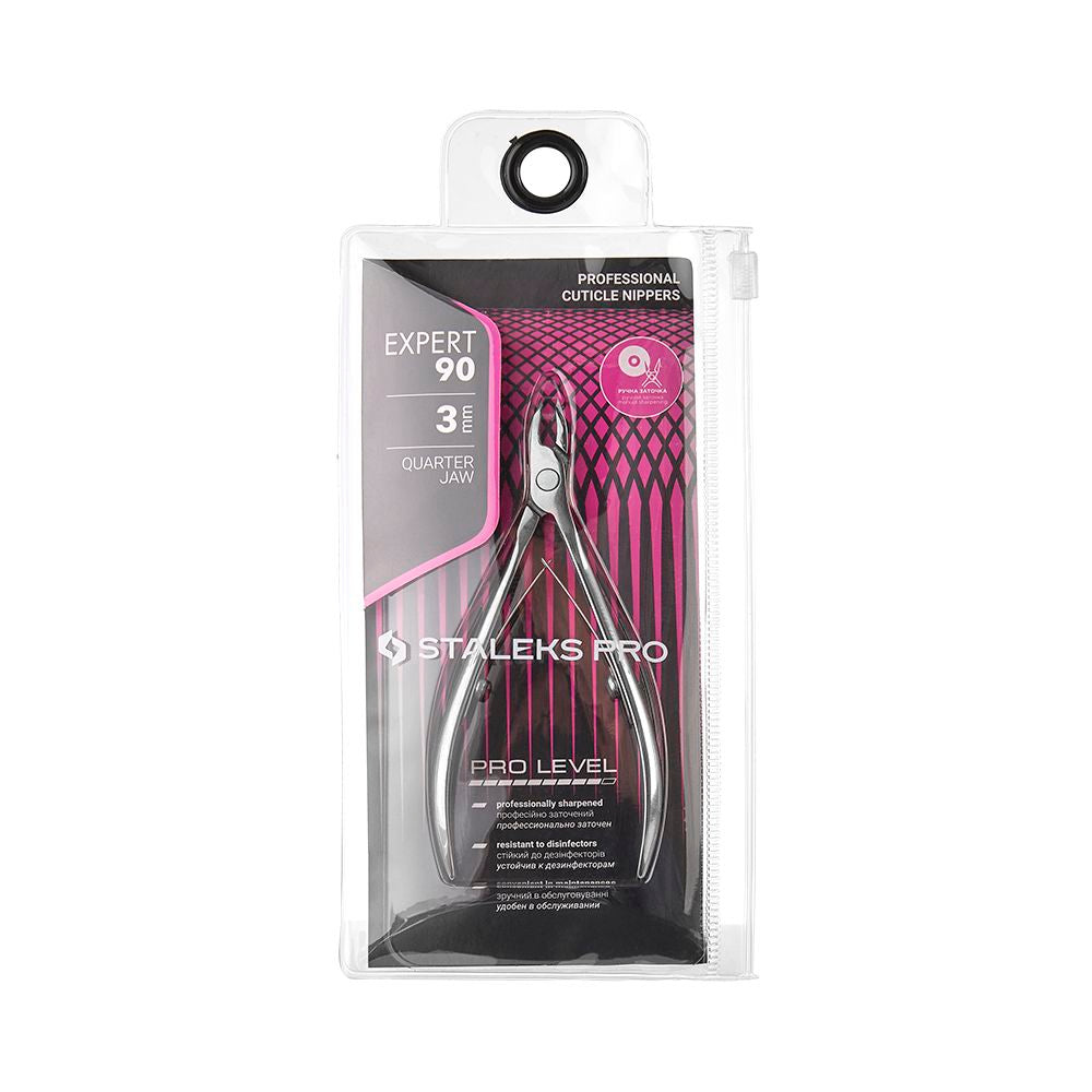 Professional cuticle nippers EXPERT 90 3 mm -NE-90-3